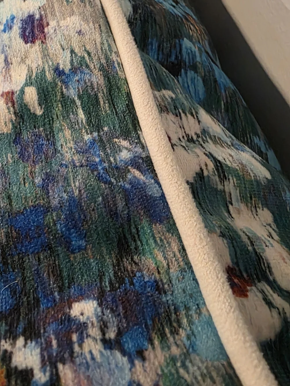 Decorative Blue Multi Floral Throw Pillow Pair - #1